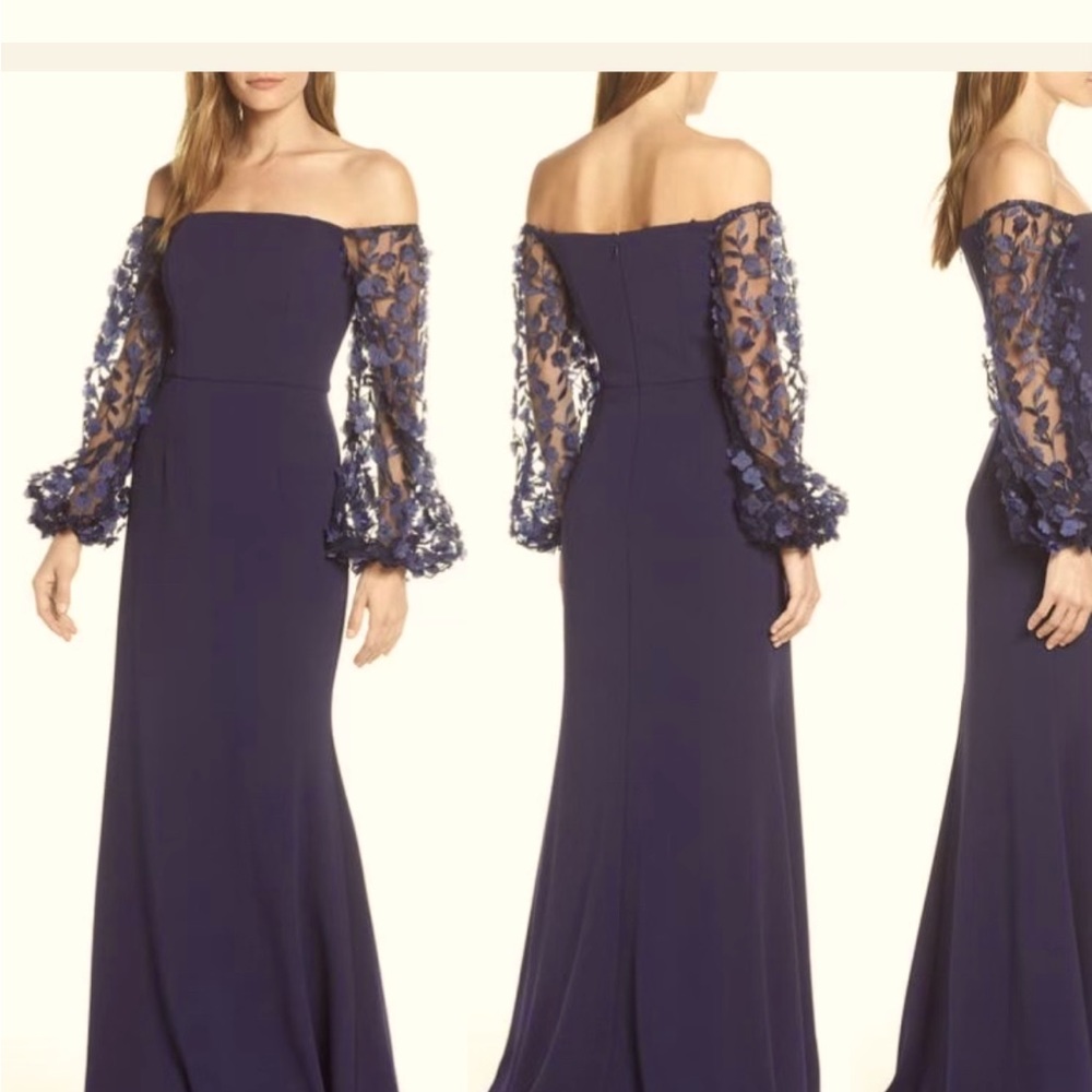 Eliza J  Navy Blue evening dress